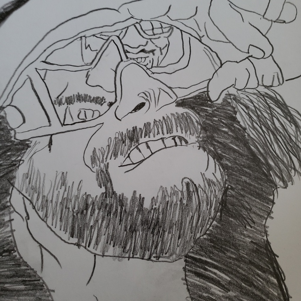 The  Macho man artwork
